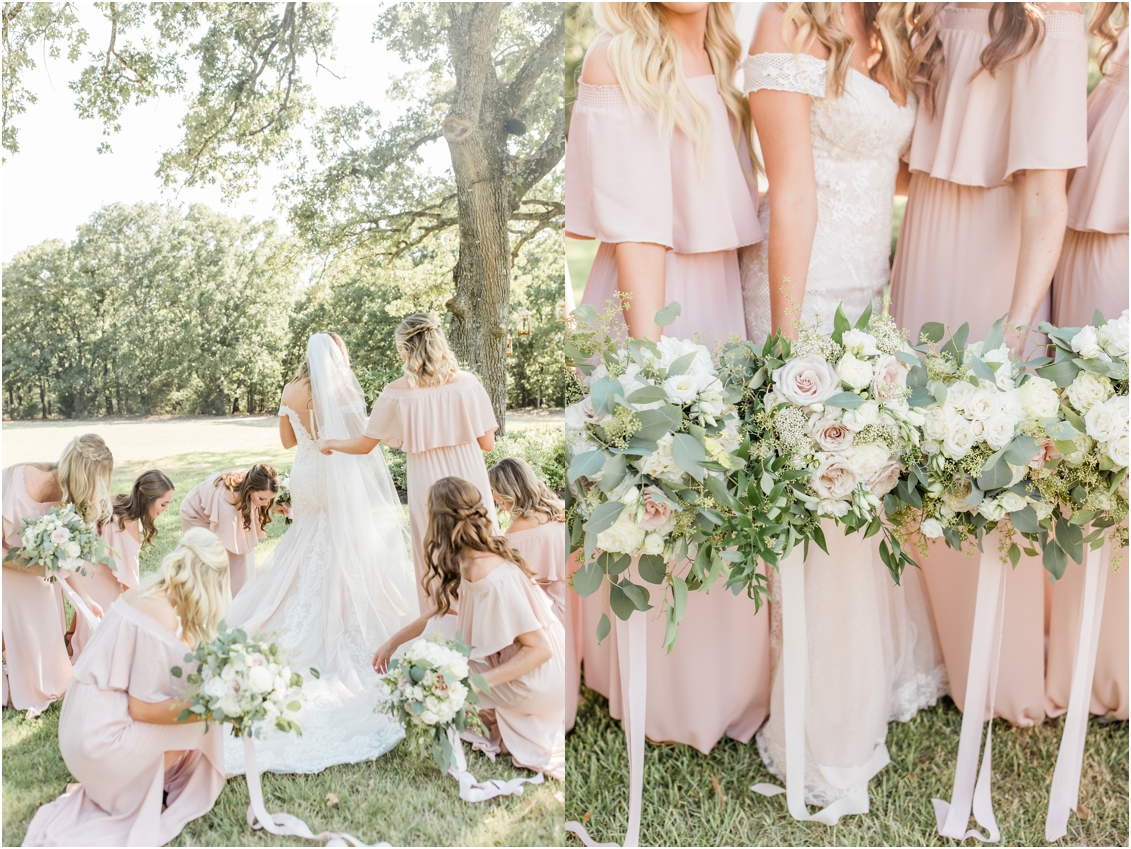 Bridal party portraits at the White Sparrow