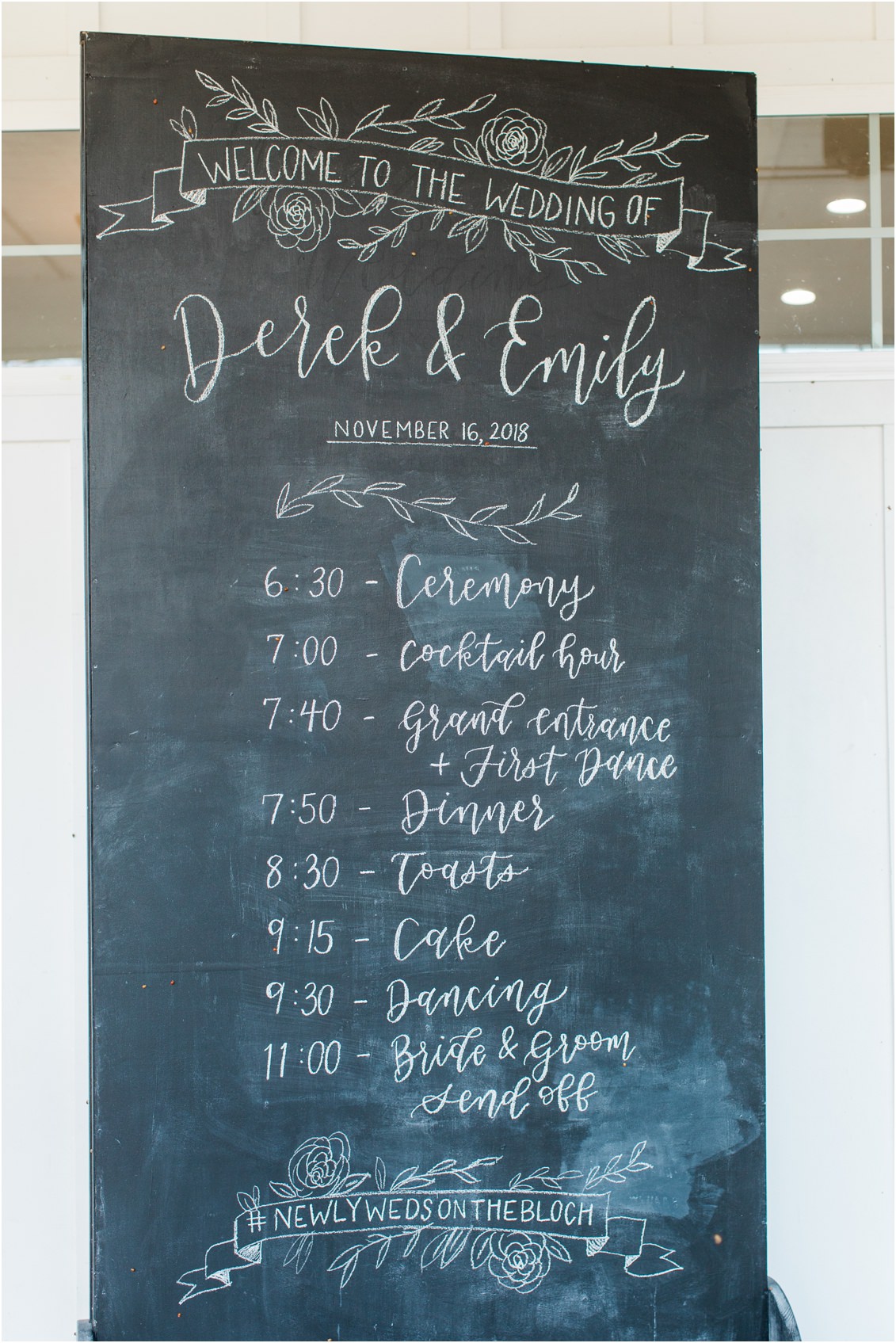wedding chalkboard timeline, wedding chalkboard signs