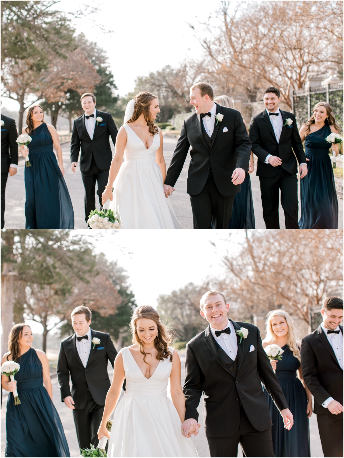 wedding party portraits, Fort Worth, Texas Wedding at River Crest Country Club by Gaby Caskey Photography