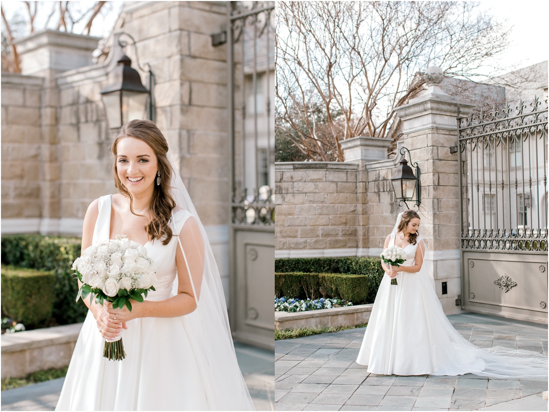 bridal portraits, Fort Worth, Texas Wedding at River Crest Country Club by Gaby Caskey Photography