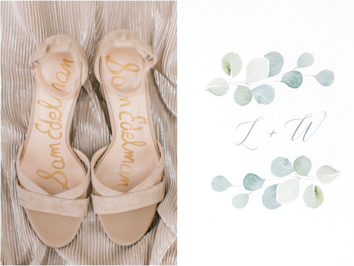 bridal details, wedding shoes shot, Barons Creek Vineyards Wedding by Gaby Caskey Photography