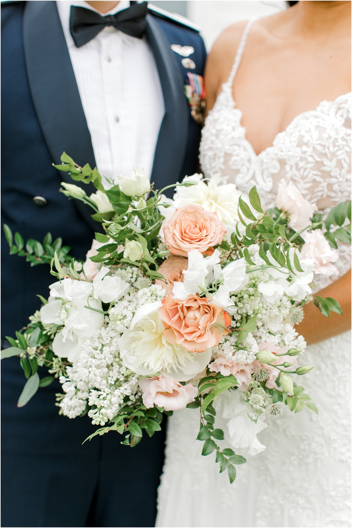 Wedding at Rustic Grace Estate by Gaby Caskey Photography, blush bridal bouquet