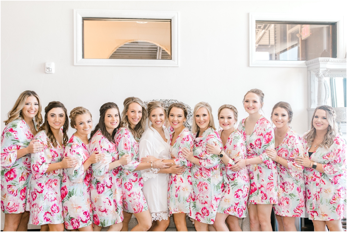 bridesmaids robe shot, Park 31 Wedding in Spring Branch, Texas by Gaby Caskey Photography