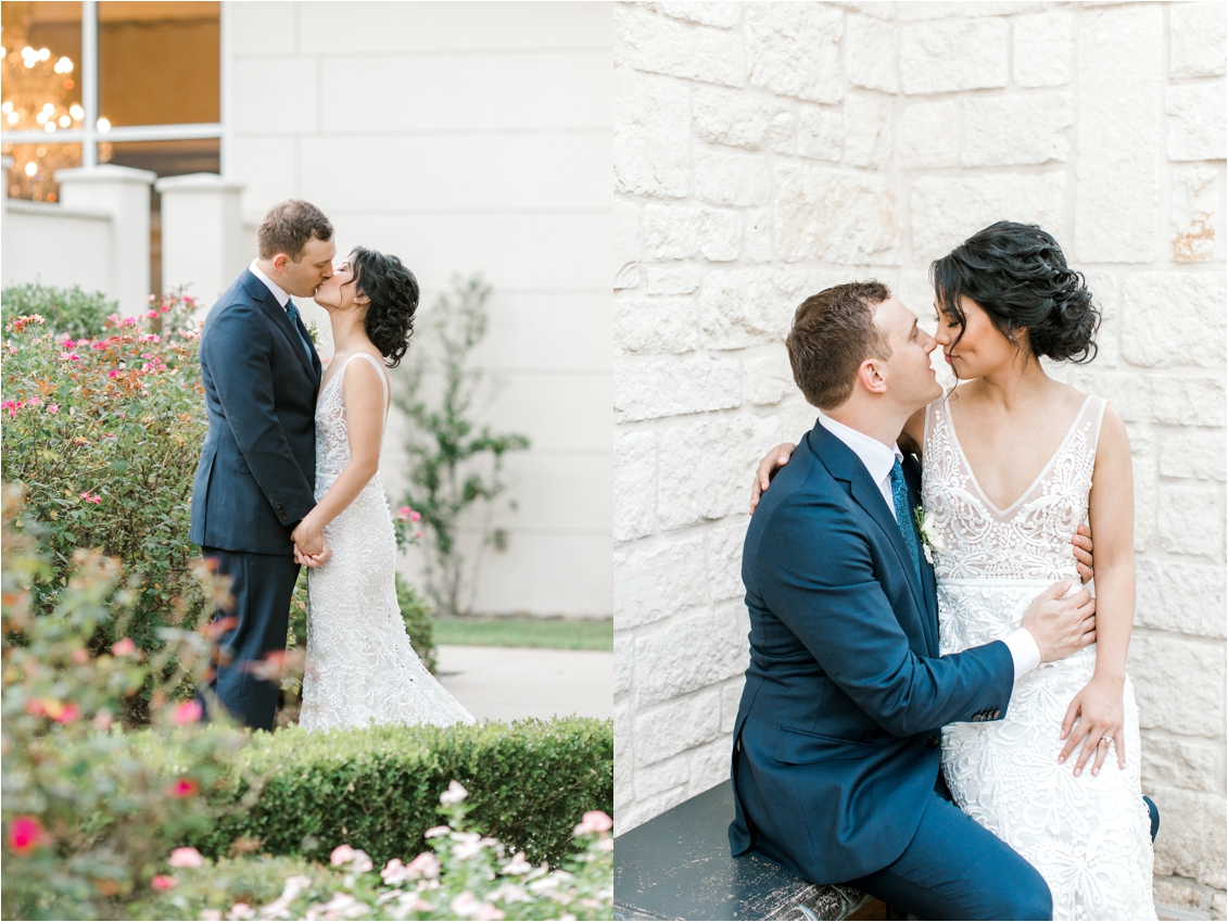 Ashton Gardens Wedding Day by Gaby Caskey Photography, Dallas Fort Worth chapel venue, bride and groom portraits