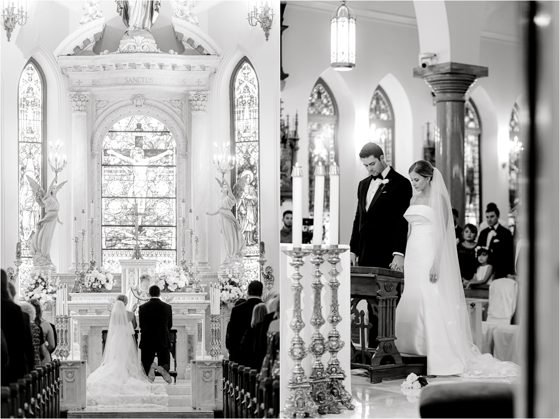 wedding ceremony at St. Patrick's Cathedral