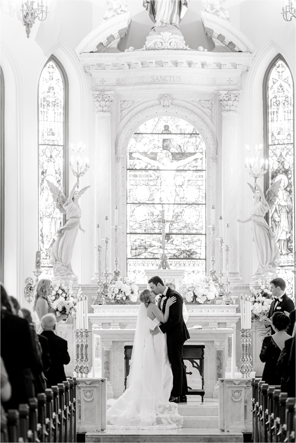 wedding ceremony at St. Patrick's Cathedral