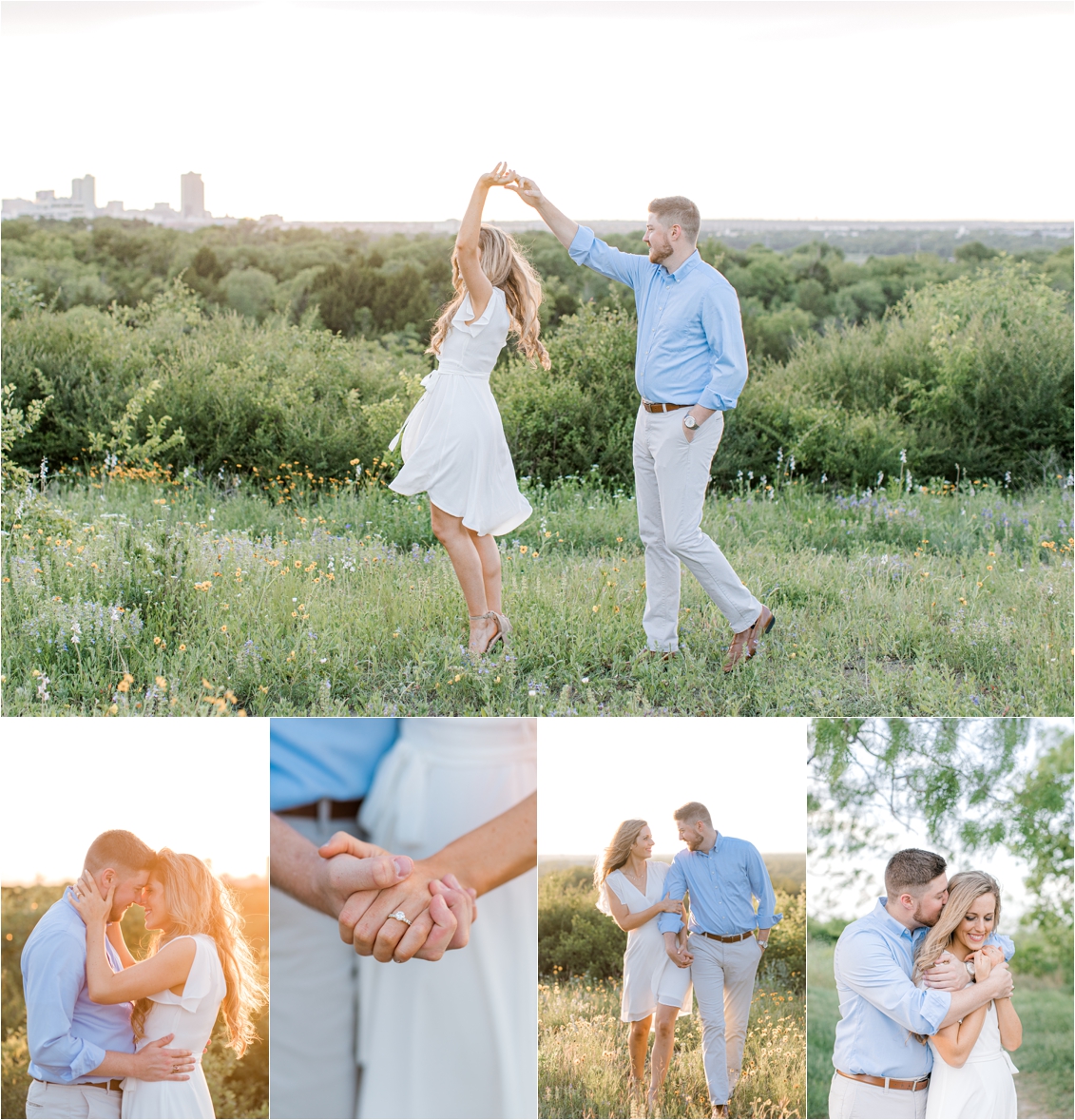 Tandy Hills Engagement Session by DFW Wedding Photographer Gaby Caskey Photography