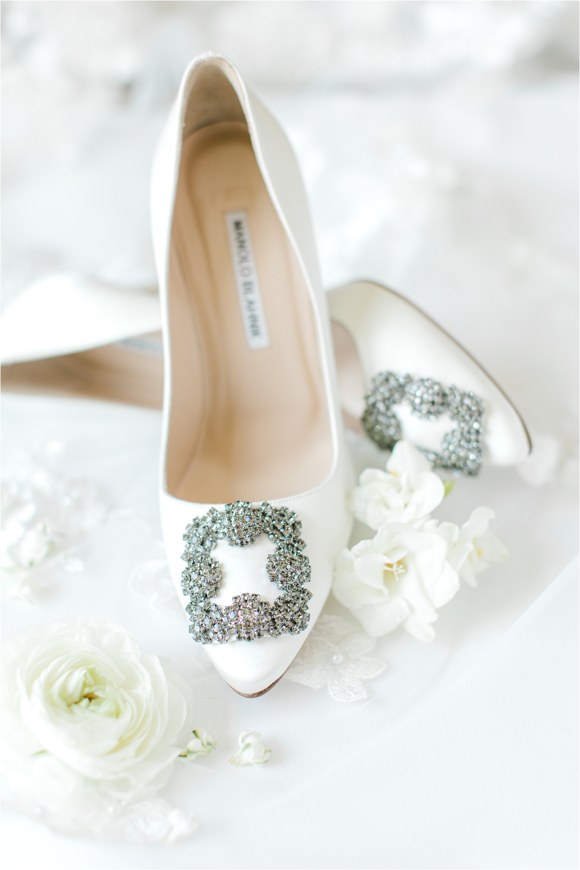 white wedding heels, bridal details